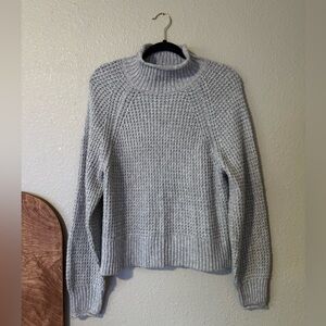 American Eagle Gray Turtleneck Sweater